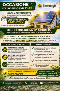 superbonus e comunità energetiche